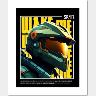 Halo game quotes - Master chief - Spartan 117 - BQ01-v6 Posters and Art